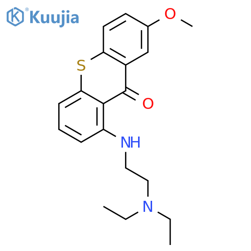 9H-THIOXANTHEN-9-ONE, 1-[[2-(DIETHYLAMINO)ETHYL]AMINO]-7-METHOXY- structure