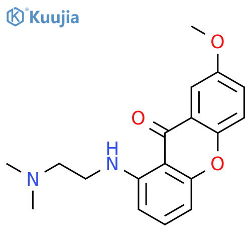 1-((2-(Dimethylamino)ethyl)amino)-7-methoxy-9H-xanthen-9-one structure