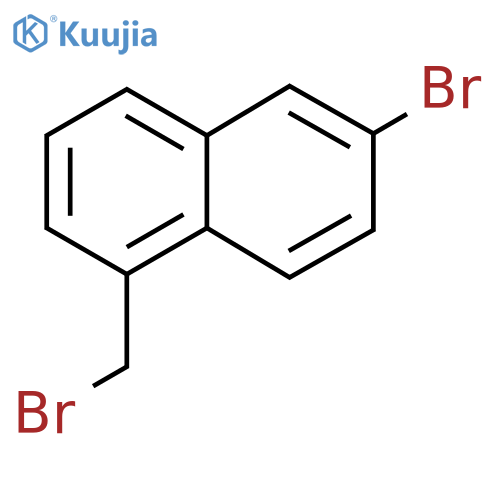 6-Bromo-1-(bromomethyl)naphthalene structure