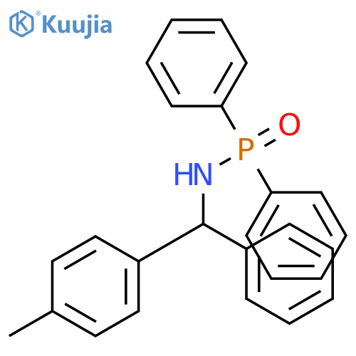 Phosphinic amide, N-[(4-methylphenyl)phenylmethyl]-P,P-diphenyl- structure