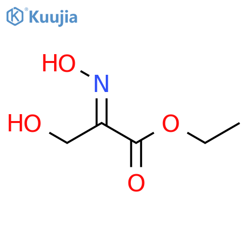 PROPANOIC ACID, 3-HYDROXY-2-(HYDROXYIMINO)-, ETHYL ESTER, (2E)- structure
