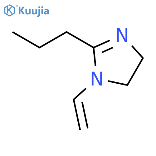 1H-Imidazole, 1-ethenyl-4,5-dihydro-2-propyl- structure