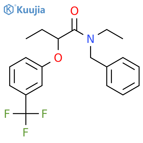 BUTANAMIDE, N-ETHYL-N-(PHENYLMETHYL)-2-[3-(TRIFLUOROMETHYL)PHENOXY]- structure