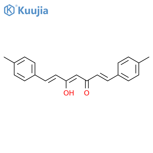 1,4,6-Heptatrien-3-one, 5-hydroxy-1,7-bis(4-methylphenyl)- structure