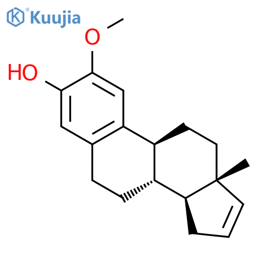 Estra-1,3,5(10),16-tetraen-3-ol, 2-methoxy- structure