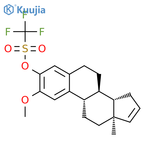 ESTRA-1,3,5(10),16-TETRAEN-3-OL, 2-METHOXY-, TRIFLUOROMETHANESULFONATE structure