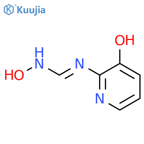 N-Hydroxy-N-(3-hydroxy-pyridin-2-yl)-formamidine structure