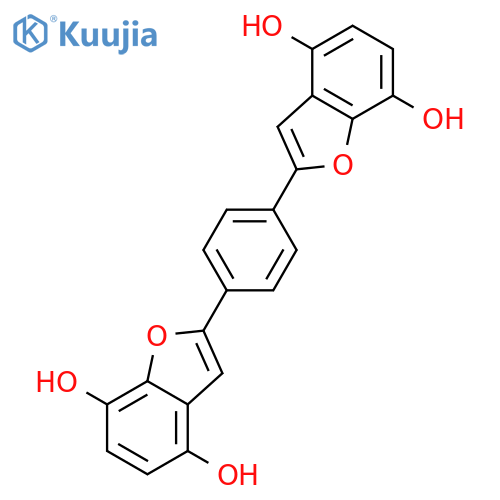 4,7-Benzofurandiol, 2,2'-(1,4-phenylene)bis- structure