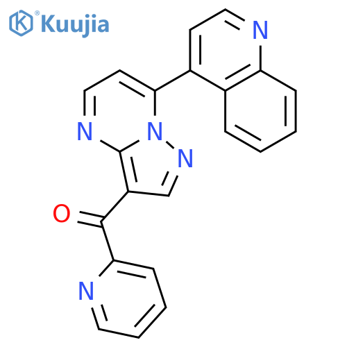 Methanone, 2-pyridinyl[7-(4-quinolinyl)pyrazolo[1,5-a]pyrimidin-3-yl]- structure