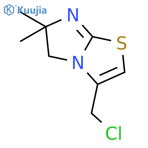 3-(chloroMethyl)-6,6-diMethyl-5,6-dihydroiMidazo[2,1-b]thiazole,hydrochloride (1:1) structure