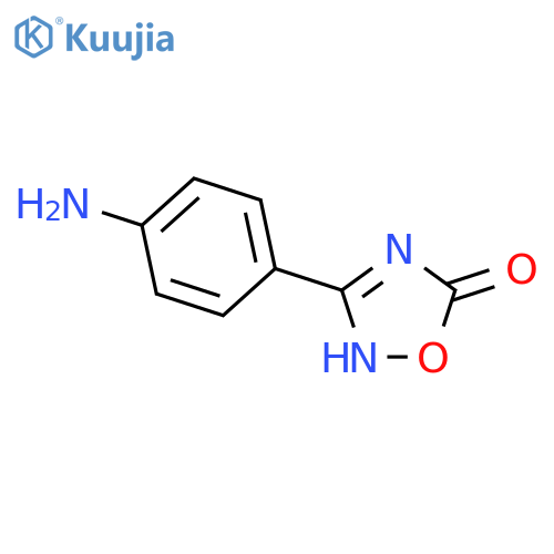 3-(4-aminophenyl)-4,5-dihydro-1,2,4-oxadiazol-5-one structure