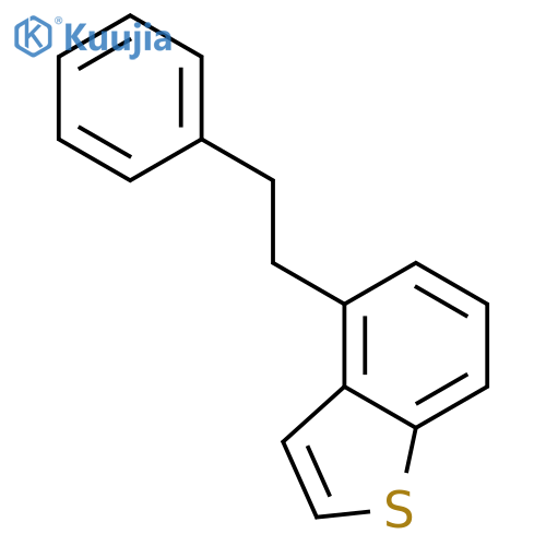 BENZO[B]THIOPHENE, 4-(2-PHENYLETHYL)- structure