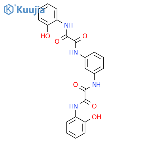 ETHANEDIAMIDE, N,N''-1,3-PHENYLENEBIS[N'-(2-HYDROXYPHENYL)- structure