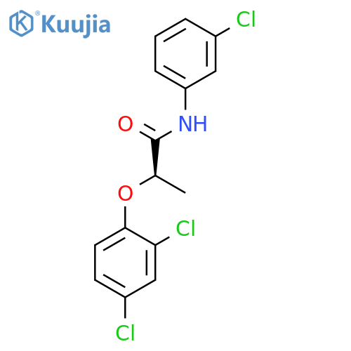 PROPANAMIDE, N-(3-CHLOROPHENYL)-2-(2,4-DICHLOROPHENOXY)-, (2R)- structure