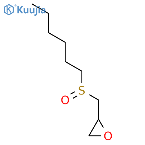 OXIRANE, [(HEXYLSULFINYL)METHYL]- structure