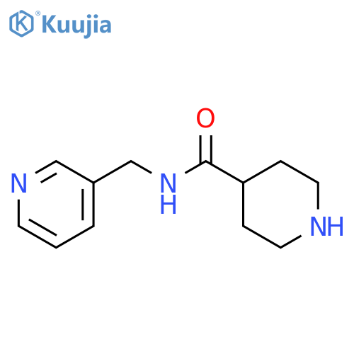 N-(pyridin-3-yl)methylpiperidine-4-carboxamide structure