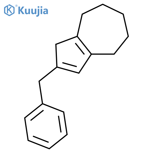 AZULENE, 1,4,5,6,7,8-HEXAHYDRO-2-(PHENYLMETHYL)- structure