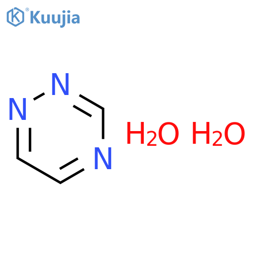 1,2,4-TRIAZINE, DIHYDRATE structure