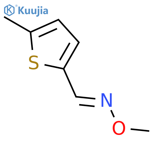 2-Thiophenecarboxaldehyde, 5-methyl-, O-methyloxime structure
