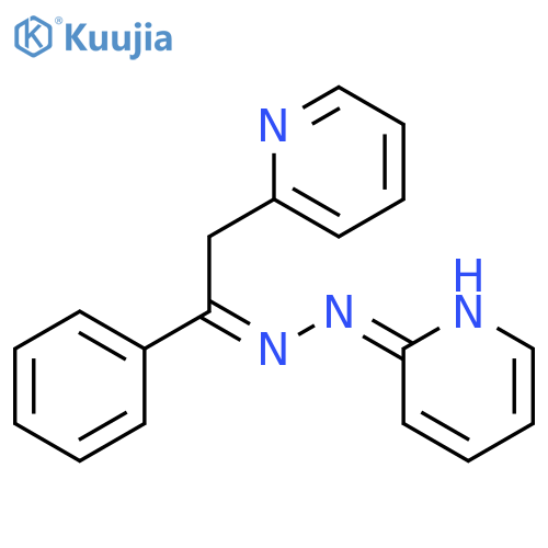 2(1H)-Pyridinone, [1-phenyl-2-(2-pyridinyl)ethylidene]hydrazone structure