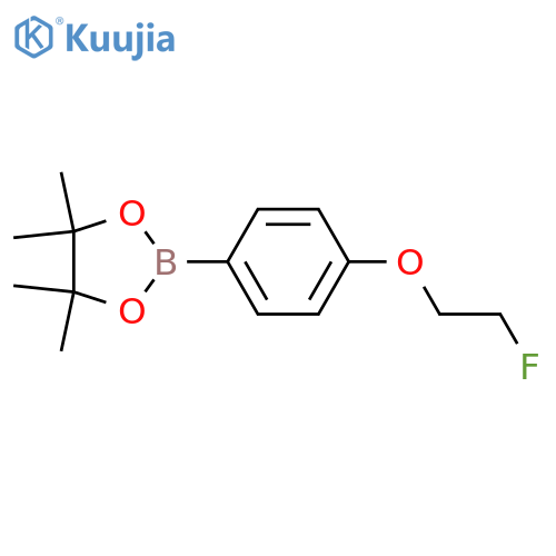 4-(2-Fluoroethoxy)phenylboronic acid, pinacol ester structure