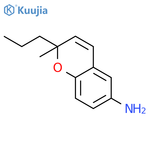 2H-1-Benzopyran-6-amine, 2-methyl-2-propyl- structure