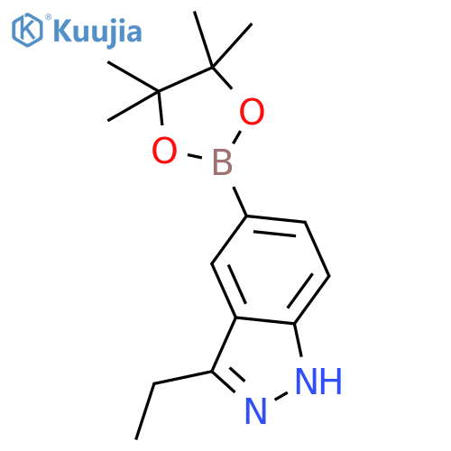 (3-ethyl-1H-indazol-5-yl)boronic acid structure