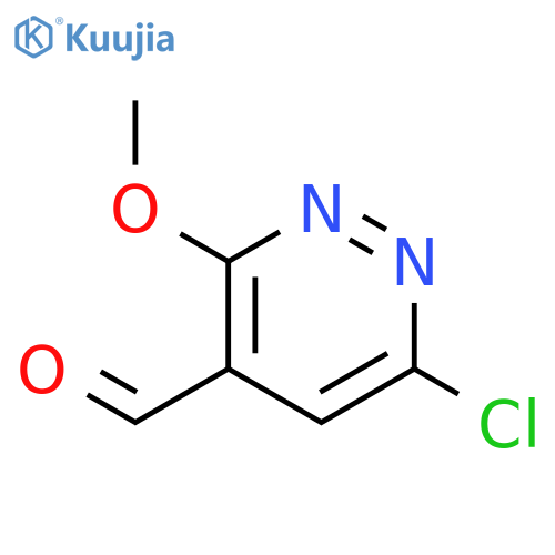 4-Pyridazinecarboxaldehyde, 6-chloro-3-methoxy- structure