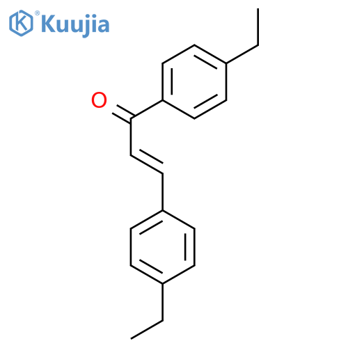 2-PROPEN-1-ONE, 1,3-BIS(4-ETHYLPHENYL)-, (2E)- structure