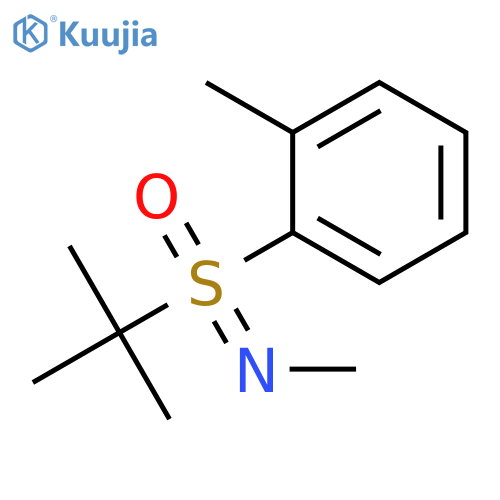 SULFOXIMINE, S-(1,1-DIMETHYLETHYL)-N-METHYL-S-(2-METHYLPHENYL)- structure