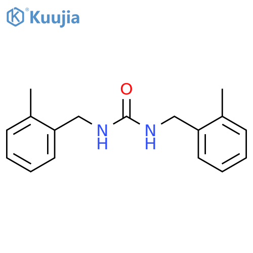 UREA, N,N'-BIS[(2-METHYLPHENYL)METHYL]- structure