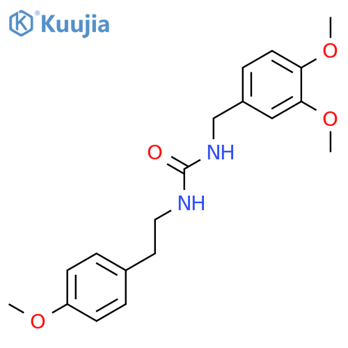 UREA, N-[(3,4-DIMETHOXYPHENYL)METHYL]-N'-[2-(4-METHOXYPHENYL)ETHYL]- structure