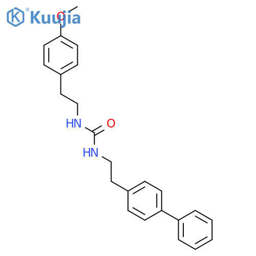 UREA, N-(2-[1,1'-BIPHENYL]-4-YLETHYL)-N'-[2-(4-METHOXYPHENYL)ETHYL]- structure