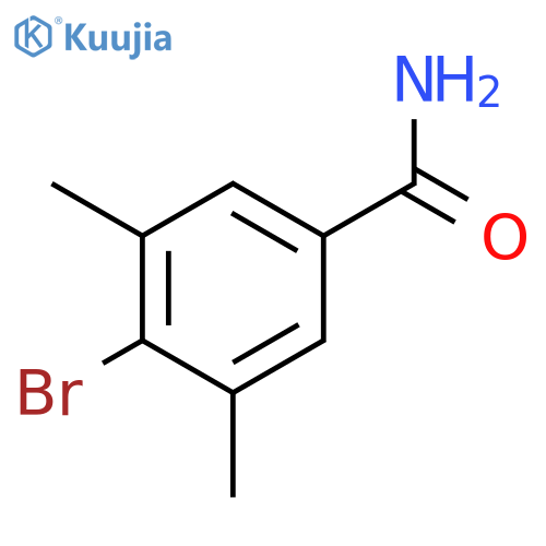 4-Bromo-3,5-dimethylbenzamide structure