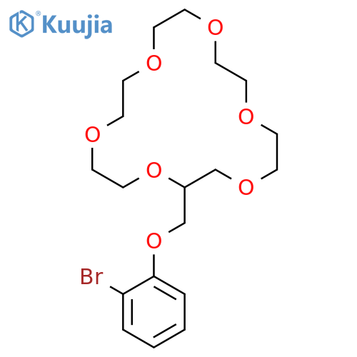 1,4,7,10,13,16-HEXAOXACYCLOOCTADECANE, 2-[(2-BROMOPHENOXY)METHYL]- structure