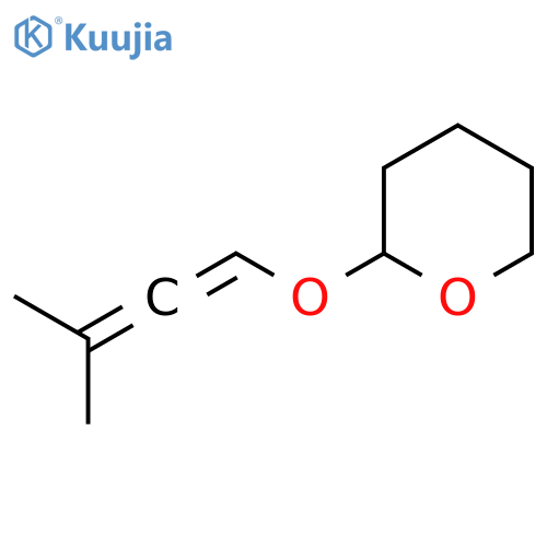 2H-Pyran, tetrahydro-2-[(3-methyl-1,2-butadien-1-yl)oxy]- structure