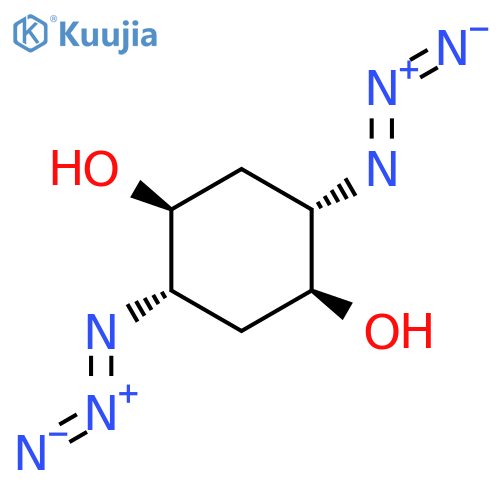 1,4-CYCLOHEXANEDIOL, 2,5-DIAZIDO-, (1S,2S,4S,5S)- structure