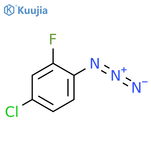 1-azido-4-chloro-2-fluorobenzene structure