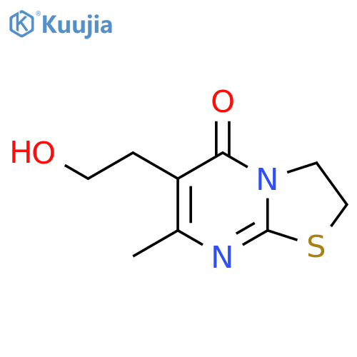 6-(2-Hydroxyethyl)-7-methyl-2H-thiazolo[3,2-a]pyrimidin-5(3H)-one structure