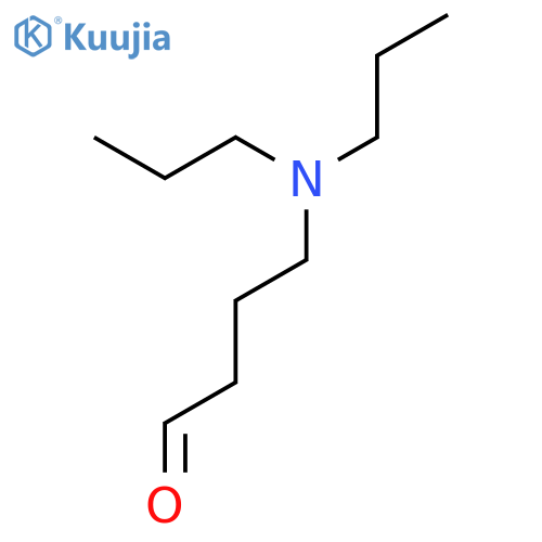 Butanal, 4-(dipropylamino)- structure