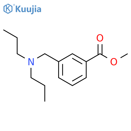 BENZOIC ACID, 3-[(DIPROPYLAMINO)METHYL]-, METHYL ESTER structure