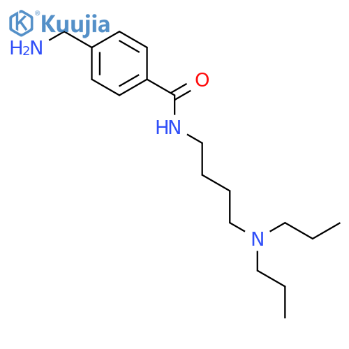 BENZAMIDE, 4-(AMINOMETHYL)-N-[4-(DIPROPYLAMINO)BUTYL]- structure