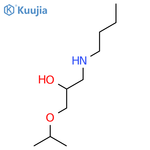 2-Propanol, 1-(butylamino)-3-(1-methylethoxy)- structure