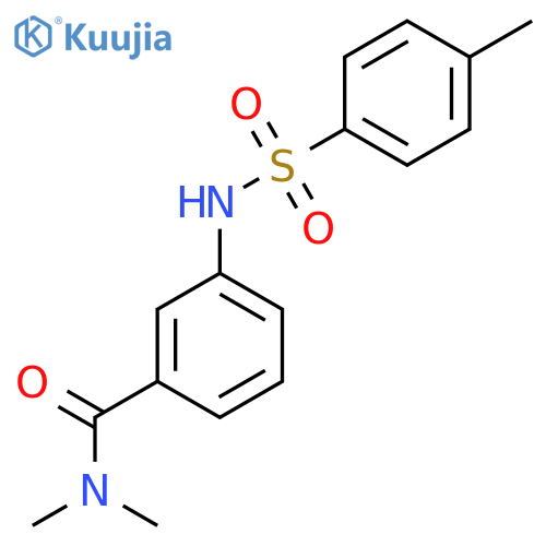 N,N-dimethyl-3-(4-methylbenzenesulfonamido)benzamide structure