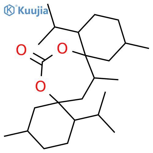 CARBONIC ACID, 1-METHYL-1,2-ETHANEDIYLBIS[5-METHYL-2-(1-METHYLETHYL)CYCLOHEXYL] ESTER structure