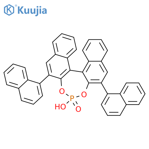 (R)-4-oxide-4-hydroxy-2,6-di-1-naphthalenyl-Dinaphtho[2,1-d:1',2'-f][1,3,2]dioxaphosphepin structure