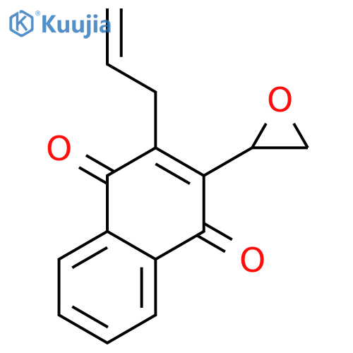 1,4-Naphthalenedione,2-(2-oxiranyl)-3-(2-propen-1-yl)- structure