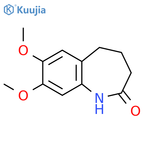 2H-1-Benzazepin-2-one, 1,3,4,5-tetrahydro-7,8-dimethoxy- structure