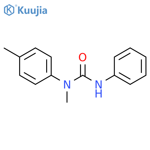 Urea, N-methyl-N-(4-methylphenyl)-N'-phenyl- structure