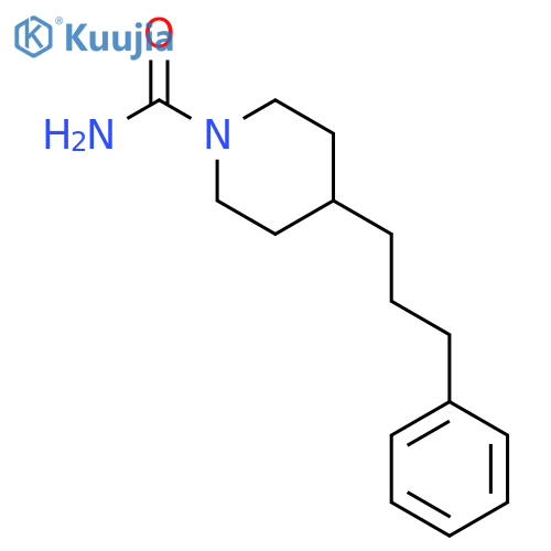 4-(3-Phenyl-propyl)-piperidine-1-carboxamide structure